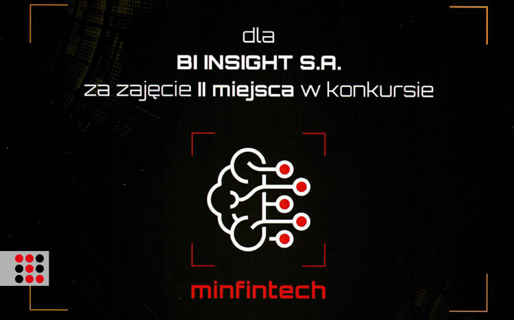 II miejse dla BI Insight w konkursie MinFinTech